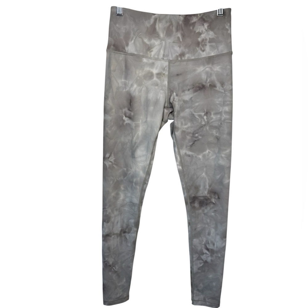 Zella Luxury Athletic Gray and White Pattern Womens Ankle leggings Size small